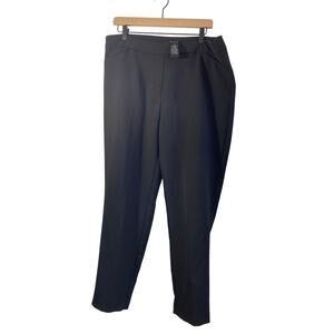 Zac & Rachel Black Cropped Dress Slacks SZ 14